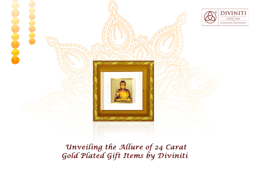 Unveiling the Allure of 24 Carat Gold Plated Gift Items by Diviniti